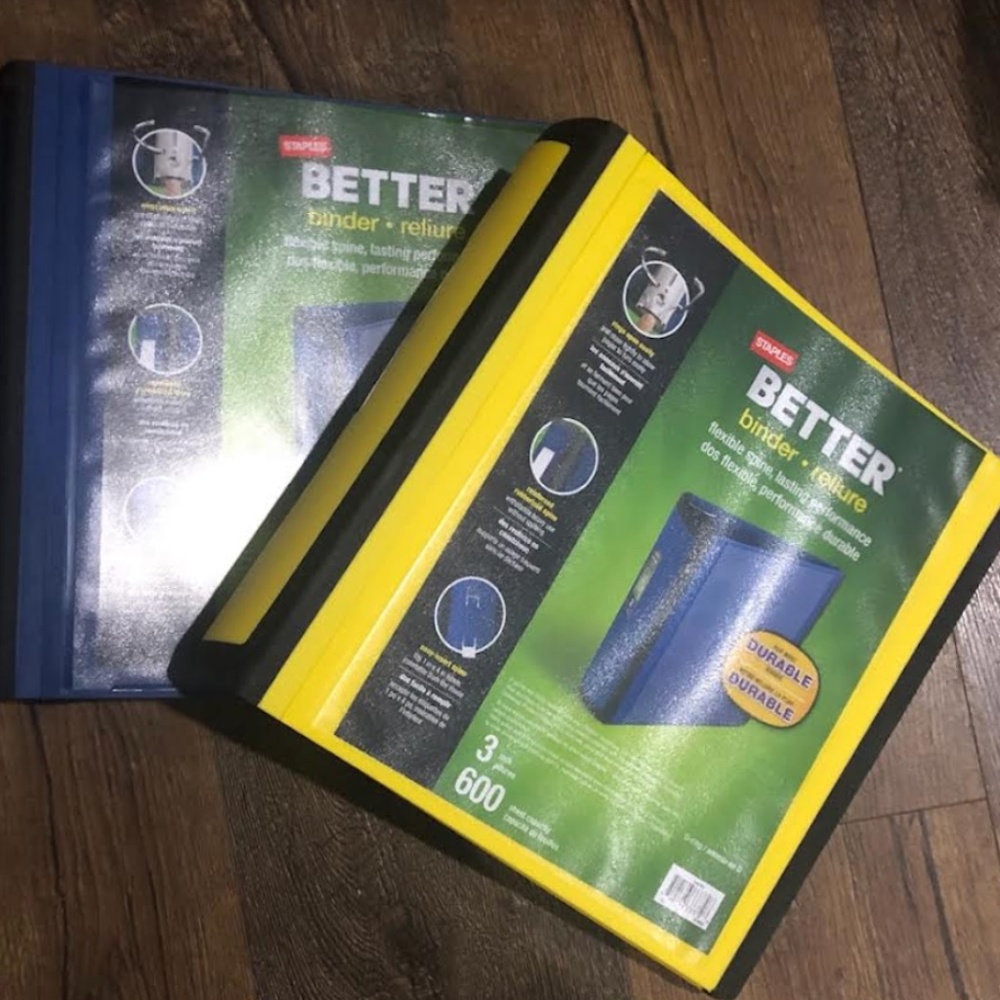New With Tags/Packaging Two Stables 3" Better Binders